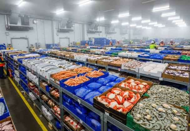 Hygienic meat and seafood processing plant